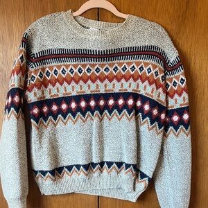 Rock & Roll Cowgirl Multicolor Patterned Sweater